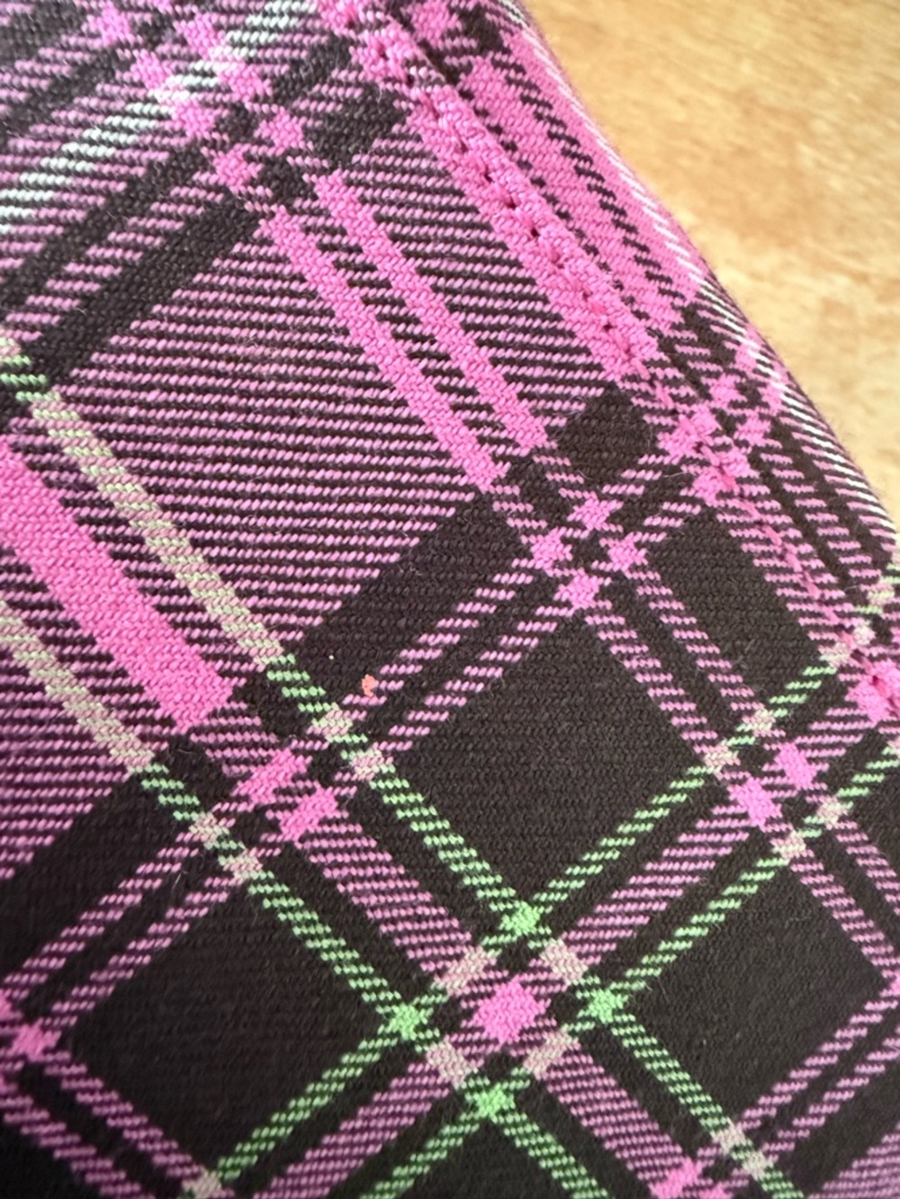Coach Vintage Y2K Pink Black Plaid Mini Purse - Picture 14 of 15